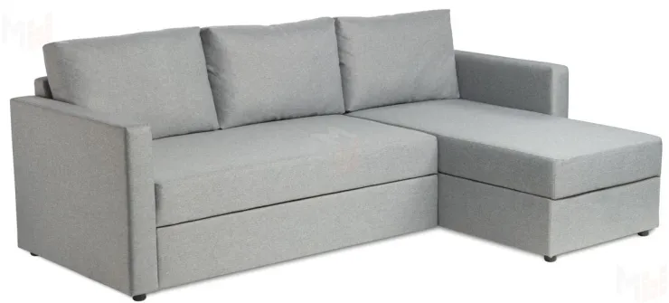 Диван трехместный с угловой секцией Вало КП Malmo 90 (grey) SA