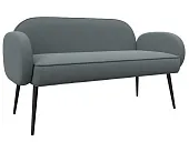 Диван прямой Лига-086 ( Амур 07 серый )