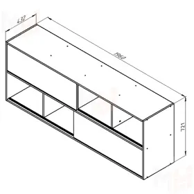 Навесная полка Дельта - 17.02