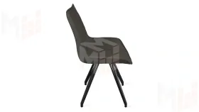 Стул Фэнди К4 Черный муар, Велюр Confetti Stone