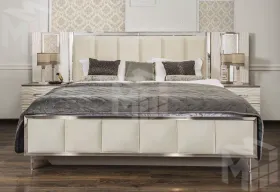 Кровать Гравита 180x200 см белый глянец