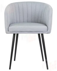 Стул обеденный DOBRIN ALINA (серо-голубая ткань (LAR-106D-23))