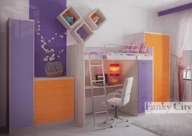 Детская мебель Фанки Сити, композиция 3/4
