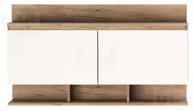 Антресоль  ГРЕТТА 1200  Дуб Крафт золотой-Белый