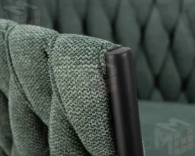 Стул барный DOBRIN LEON (зеленая ткань (LAR 275-23))