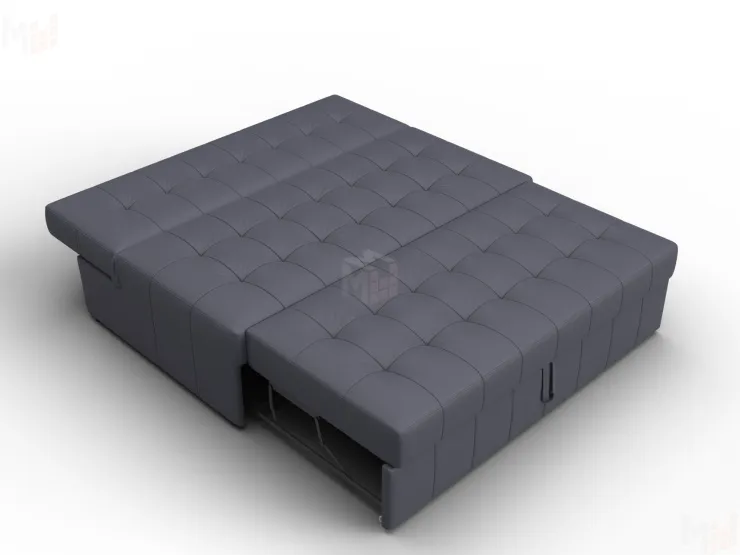 Диван прямой Лига-107 (140) ( GRIFON 15 серый )