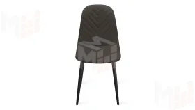 Стул Шерри К1С  Черный муар, Велюр Confetti Stone