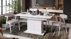 Стол раздвижной Детройт Тип 1 Белый