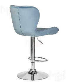 Стул барный DOBRIN BARNY (пудрово-голубой велюр (MJ9-74))