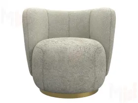 Кресло Лига-072 ( букле CAMBY 07 молочный )