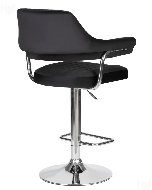 Стул барный DOBRIN CHARLY (черный велюр (MJ9-101))