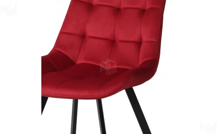 Стул поворотный Эйден М Confetti bordo/черный