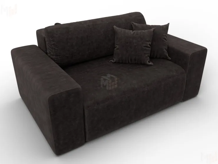 Кресло Лига-036 НПБ ( BRUT 17 коричневый )