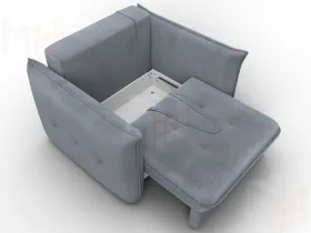 Кресло Лига-100 НПБ ( TOWER 10 серый )