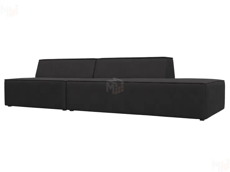 Диван прямой модульный Монс Модерн левый ( JOLY 08 коричневый )