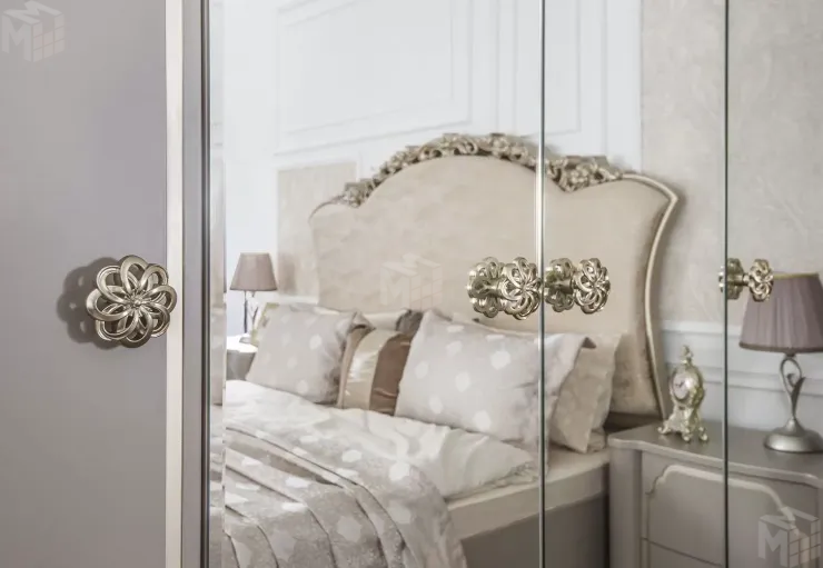 Шкаф Лали 5-дверный серый камень