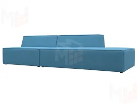 Диван прямой модульный Монс Модерн правый ( Амур голубой )
