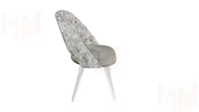 Стул Сириус тип 1 Белый матовый / тк. №122 / тк.120