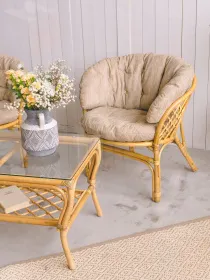 Подушка на кресло «Багама» полная бежевая