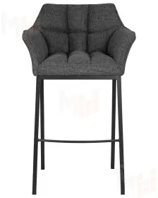 Стул барный DOBRIN LUCAS (серая ткань (F-22))