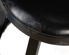 Круглый барный табурет DOBRIN BOB BAR (капучино, черный)