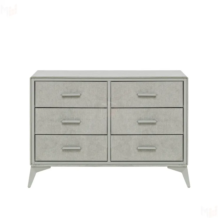 Комод Leset Кассио 6 ящ. (Серый/Серый)