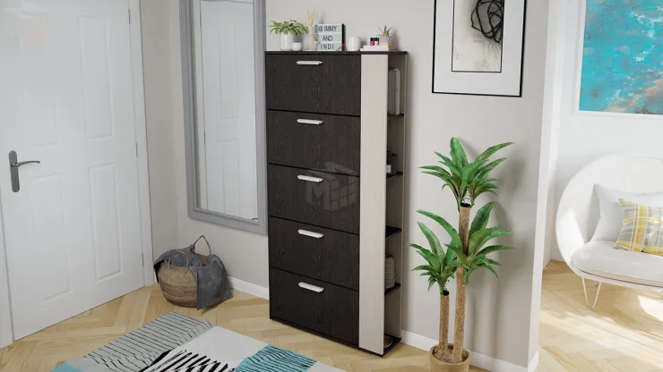 Тумба для обуви Эрика Тип 2 (Венге/дуб белфорт)