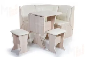 Кухонный уголок Нарцисс (ясень/Крем)