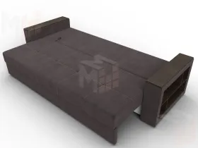 Диван прямой Дубай Лайт ( Коричневый )