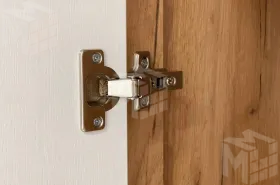 Шкаф двухдверный Адам  крафт золотой/белое дерево