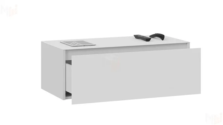 Тумба ТВ Глосс - ТД 319.03.12 Белый глянец, Стекло Белый глянец