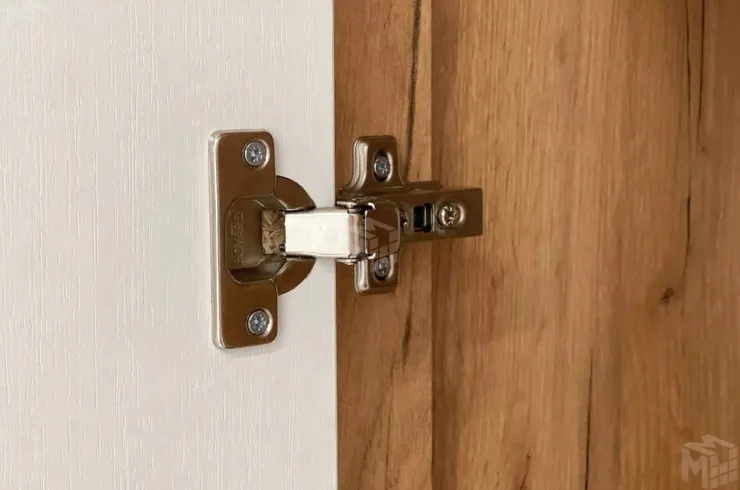 Шкаф двухдверный Адам  крафт золотой/белое дерево