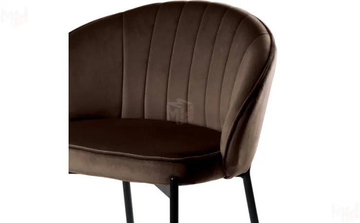 Полубарный стул Миэль coffee/черный