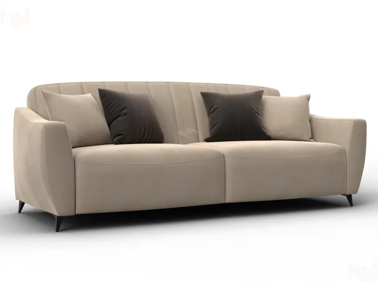 Диван-книжка Лига-095 НПБ ( SEVEN 729 бежевый )