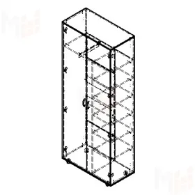 Шкаф для одежды Дельта - 2