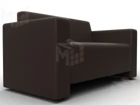 Диван прямой Лига-093 ( Коричневый )