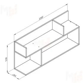 Навесная полка Дельта - 17.01