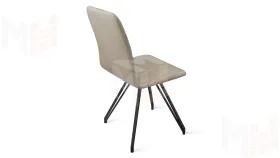 Стул Стенли К4 Черный муар, Велюр Confetti Smoke