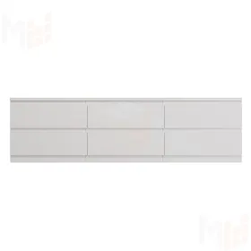 Тумба ТВ Кастор 6 ящиков (белый)