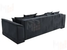 Диван прямой НордСтар НПБ ( TOWER 11 темно-серый )