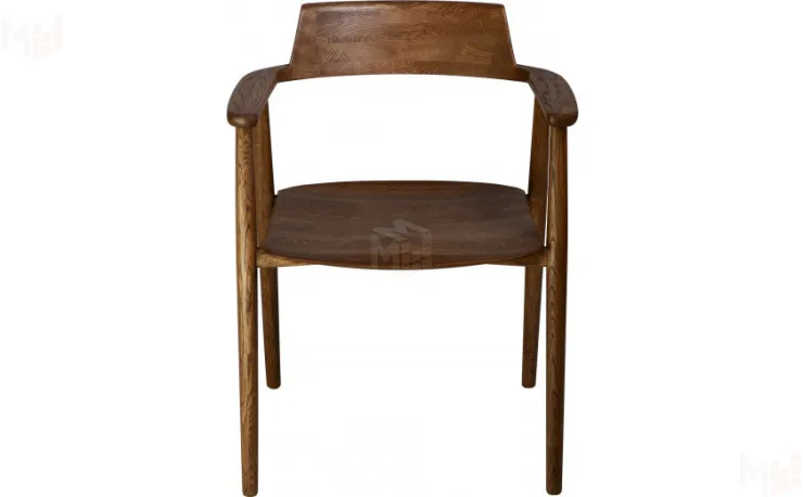 Кресло деревянное из массива дуба Сэн Дуб темный