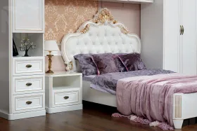 Спальня детская Натали белый глянец