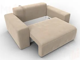 Кресло Лига-036 НПБ ( SEVEN 729 бежевый )