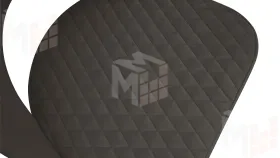 Стул Гэтсби К4  Черный муар, Велюр Confetti  Stone