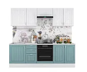 Кухня Принцесса 2,4 Арктик/Мурено