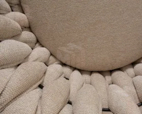 Стул барный DOBRIN LEON (бежевая ткань (LAR 275-1))