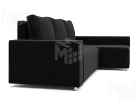 Угловой диван-кровать Маркиз Черный