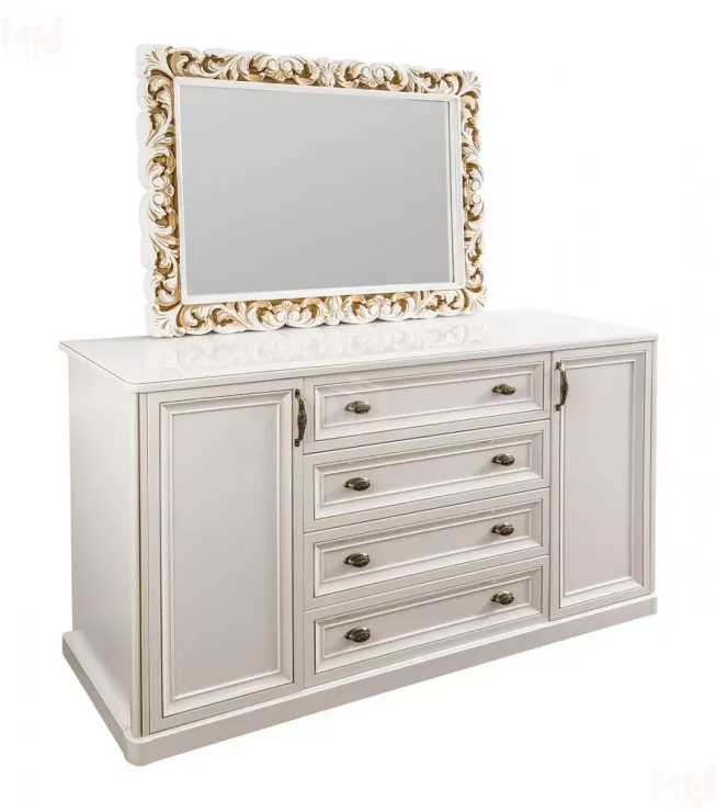 Комод Натали белый глянец (гостиная)