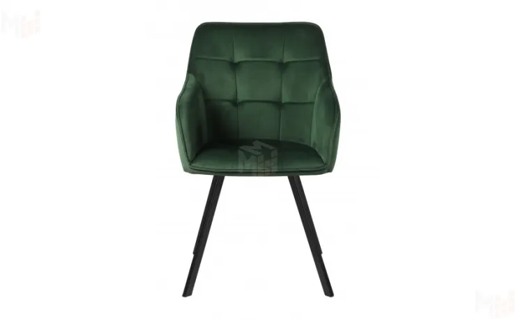 Кресло поворотное Мони Confetti deep forest/черный