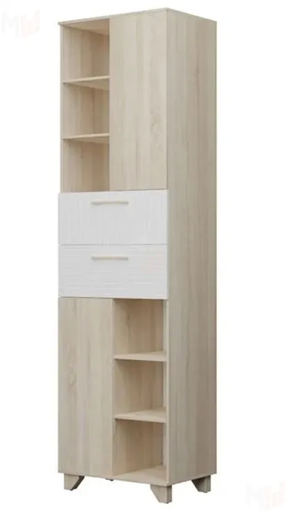 Пенал Копенгаген (дуб сонома/белый матовый)